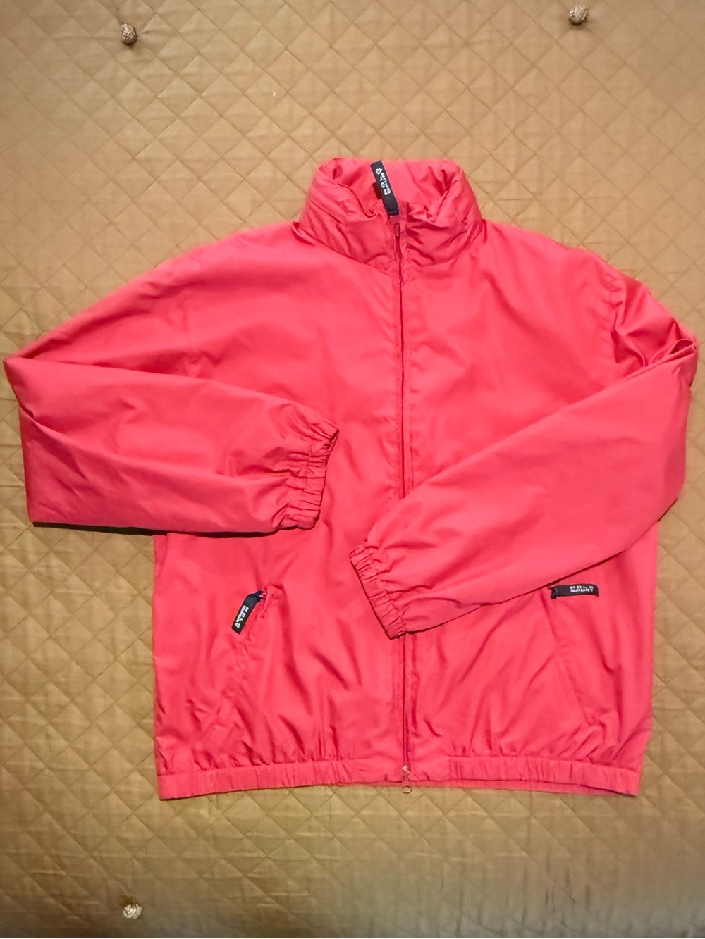 Polo by Ralph Lauren Red Sport Zip Pocket Vintage Nylon Ladies Jacket